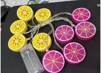 Led Lemon Slice Decor Lights, Fruit Modeling String Lights, Novelty Lemon Decor Fairy String Lights Led Lemon Slice Decor Lights, Fruit Modeling String Lights, Novelty Lemon Decor Fairy String Lights